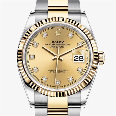 rolex acciaio e oro datejust